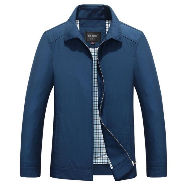 

men's jackets men casual solid overcoat slim fit turn-down collar male windbreaker large size jacket coat, Black;brown