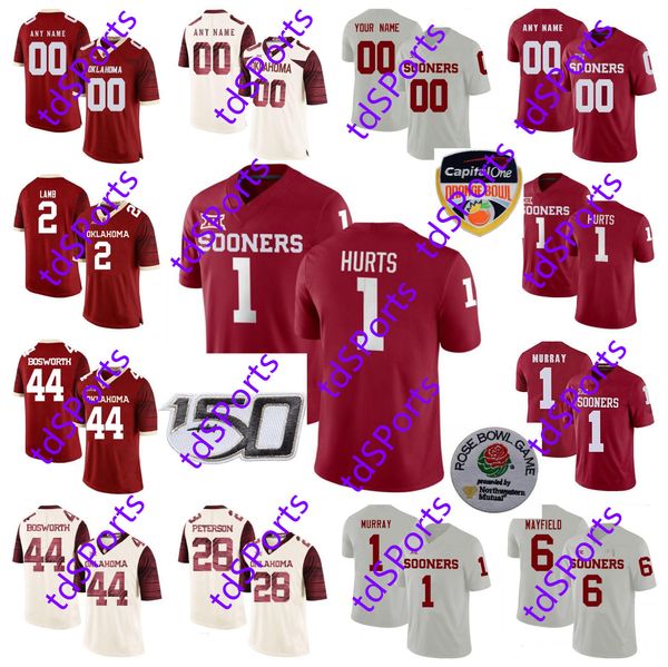 

oklahoma sooners jerseys tanner mordecai jersey trey sermon spencer rattler kenneth murray jr. caleb kelly football jerseys custom stitched, Black