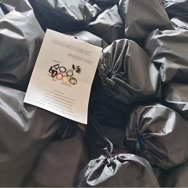 

11 sets of sports resistance with latex tube pedal body home gym fitness training yoga stretch rope equipment new 021#358