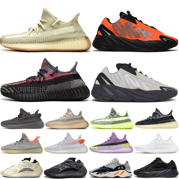 

cinder reflective orange 700 v2 vanta wave runner running shoes for mens womens 700s phosphor azael mens sports sneakers trainers 36-47