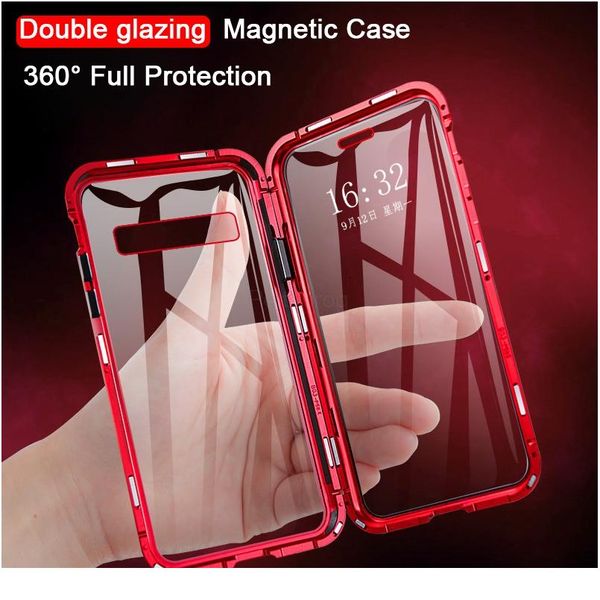 

magnetic metal case for samsung galaxy a7 a8 a9 2018 a10 a50 a60 a70 a20 a30 a40 m10 m20 m30 bbyiiy