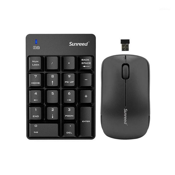 

keyboard mouse combos 2.4ghz 18 keys wireless numeric keypad number optical combo set1