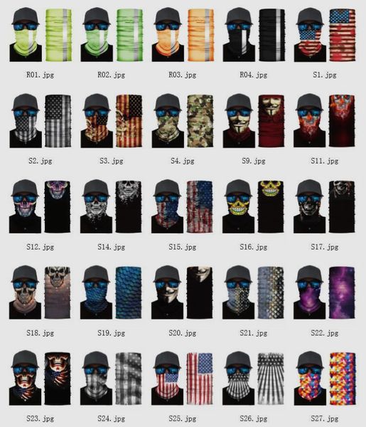 

fishing us stock 3d sport neck skull bicycle scarf bandanas shield face mask headband bandana headwear ring scarf bicycl