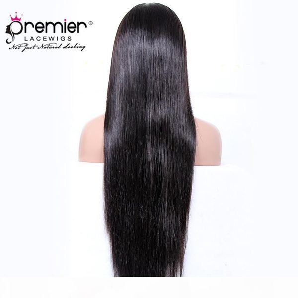 

full lace human hair wigs silky yaki straight brazilian hairs natural hairline with babyhair, Black;brown