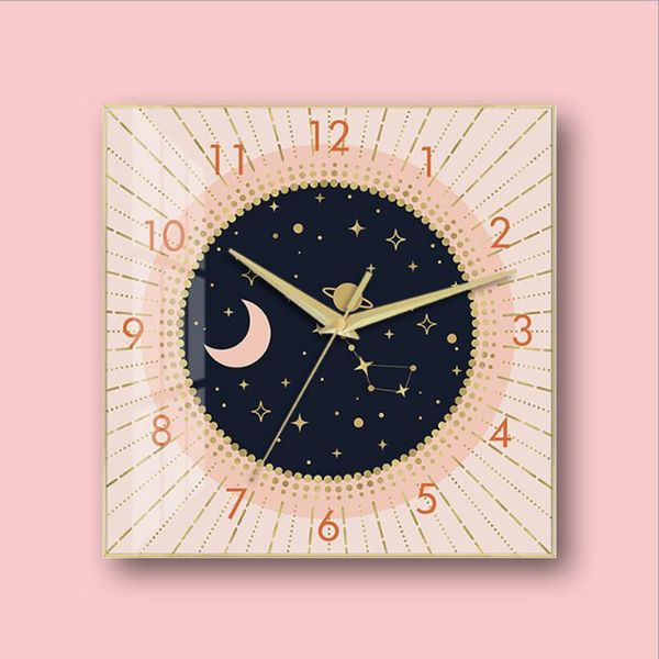 

wall clocks modern art frane clock luxury large size bedroom design for home metal