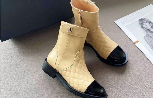 

fashion short boots mini autumn winter latest style martin classic ladies snow waterproof first layer cowhide inner sheepskin over-t, Black