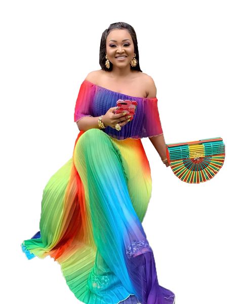 

women's dress strapless african pleated digital printing manufacturers maxi long gowns evening cocktail caftan dress plus size, Black;gray