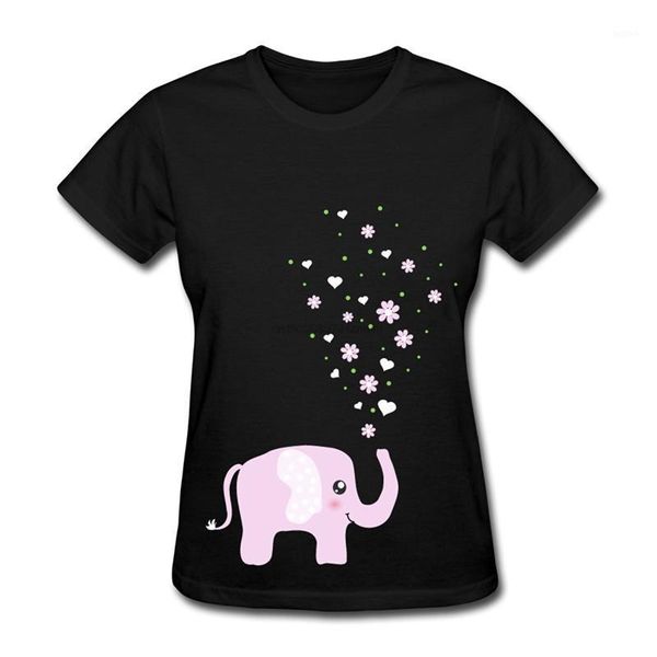 

cute elephant women t-shirt feminist looks like new fashion women brand harajuku t shirt 100 % cotton let sleeping1, White;black