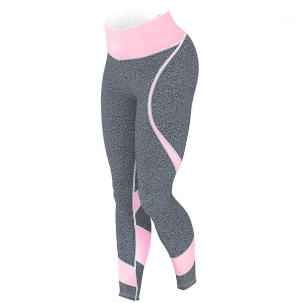 

yoga outfits 4 colors women sport leggings pants high waist stretched gym running tights fitness quickdry bottoming pe1, White;red