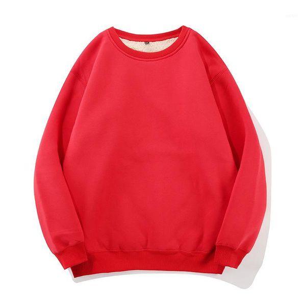 

men's hoodies thickened 2020 autumn male casual hoodies sweatshirts men 0-neck solid color sweatshirt pullover1, Black