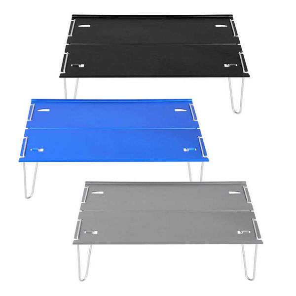 

folding camping table picnic folding table aluminum alloy ultra-light outdoor furniture camping hiking desk travel picnic