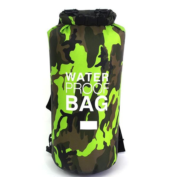 

outdoor bag camouflage portable rafting diving dry bag sack pvc waterproof folding swimming storage bag for river trekking bbybsv homebag