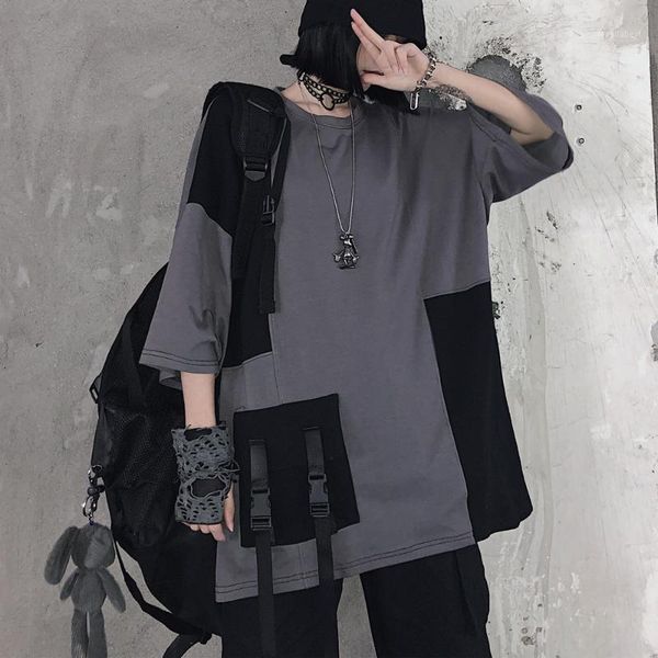 

oversize hip hop casual long sleeve t-shirts chic women's clothing loose summer tees ladies fashion camisetas mujer1, White