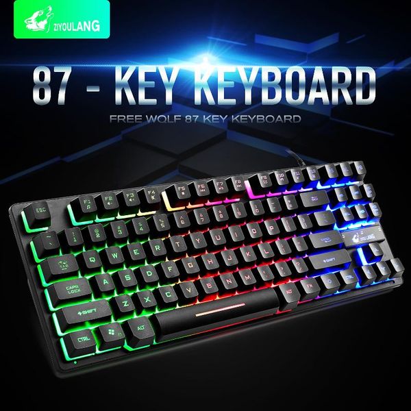 

wolf k16 87 key e-sports game machinery handfeel keyboard lapkeyboard