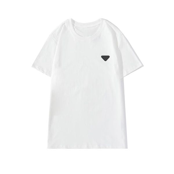 

luxury 2021 t-shirt casual cotton size s~2xl black short sleeve designer 100% new white quality wholesale t-shirt and high men's wear a