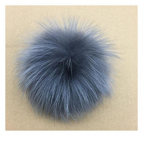 

dankeyisi 3 pcs real fur pompoms 14-15cm diy sliver fox raccoon fur pom poms balls natural fur pompon for hats ba jllztl