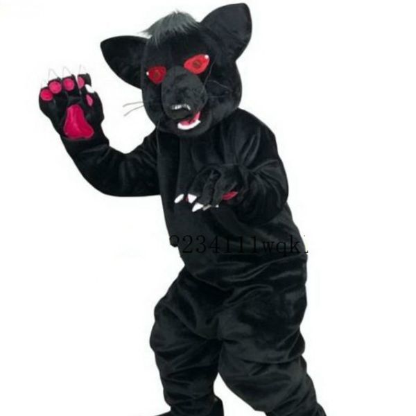 Maskottchen CostumesErinal Charakter Schwarz Panther Maskottchen Kostüme Fancy Dress Kostüm Leopard Werbung Charakteristi Kleidung