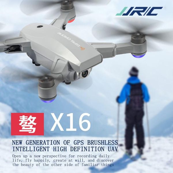 

drones original jjrc x16 5g wifi fpv gps 6k hd camera optical flow positioning brushless foldable rc drone quadcopter with bag