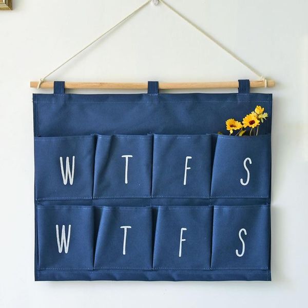 

storage bags creativity 8 pocket weekly wall hanging bag cowboy color to box decoration