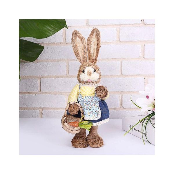 

cute straw easter decorations holiday home garden wedding ornament q1qc