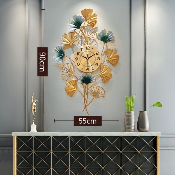 

large luxury wall clock creative art silent chinese design quartz living room wall clock reloj de pared home decoration db60wc y1218