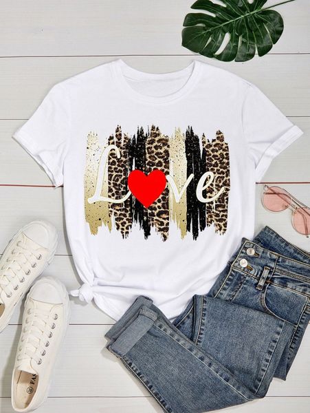 

brush & letter graphic tee 57ua#, White