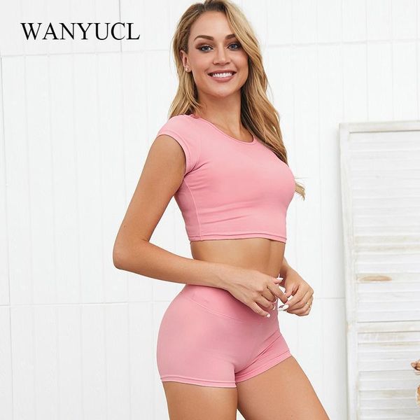 

yoga outfits wanyucl gym set fitness women sport suit workout clothes for tracksuit jogging clothing sports wear for1, White;red