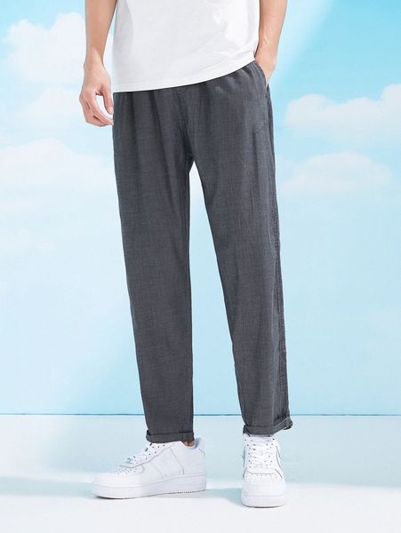 

men drawstring waist jeans n8vs#, Blue