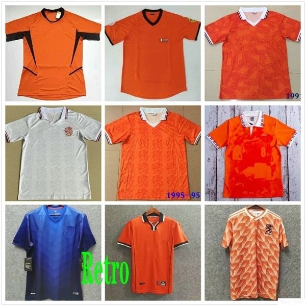 

1988 netherlands retro soccer jerseys van basten 1998 holland classic football shirt bergkamp gullit voetbal shirts 1987 1988 maillot foot, Black;yellow