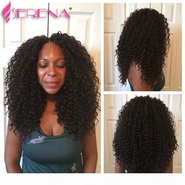 

pre-plucked 360 lace frontal bundles deep wave unprocessed brazilian virgin human hair weaves with 360 closure baby hair natural black color, Black;brown