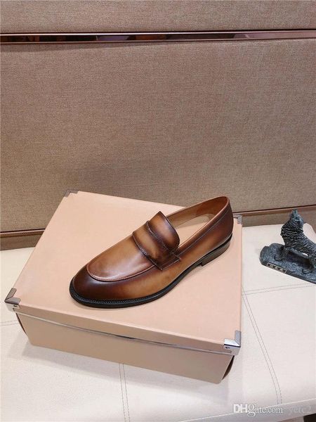 

q1 big size italian tassel business formal dress men leather loafer formal dress flats designer office oxford shoes for men 22, Black