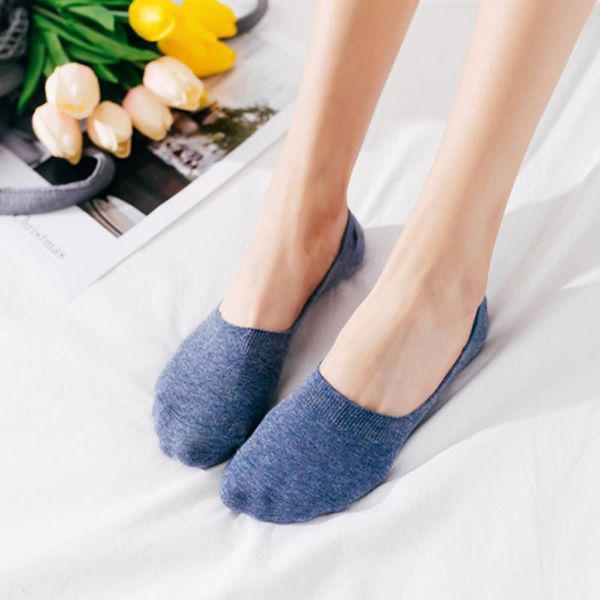 

socks & hosiery wild shallow mouth invisible boat felmen slipper sock 5 pairs spring summer women solid color, Black;white