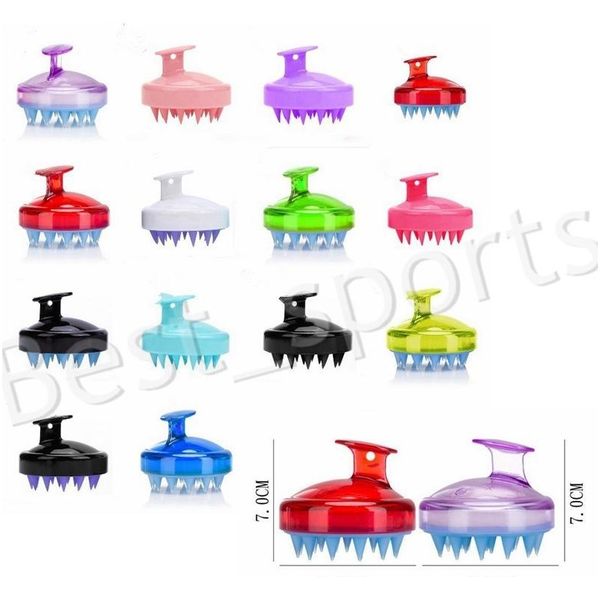 

14 styles massage brush washing hair scalp scrub air cushion silicone shampoo combs cleaning bathroom accessories yya542 wqopj