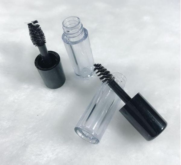 

mascara clear empty 0.8ml tube eyelash mini cream vial liquid bottle sample cosmetic container with leakproof inner black cap sn1976