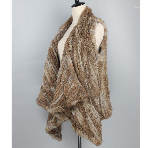 

mlhxfur fur knitted fur vest gilets crochet cardigan vests plus size nature natural vest jacket sleeveless 5xl,6xl1, Black