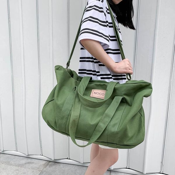 

outdoor bags sports gym bag men canvas luggage handbag large travel duffle for women yoga weekend beach blosa accessories