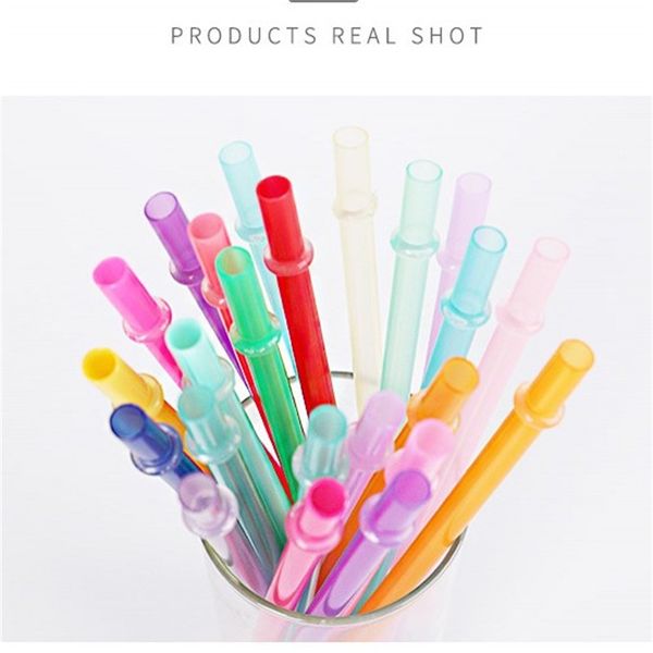 

drinking eco plastic reusable straw 9.45 friendly bpa supports pp inches 145 package amazon colorful custom colors and k2 urwio