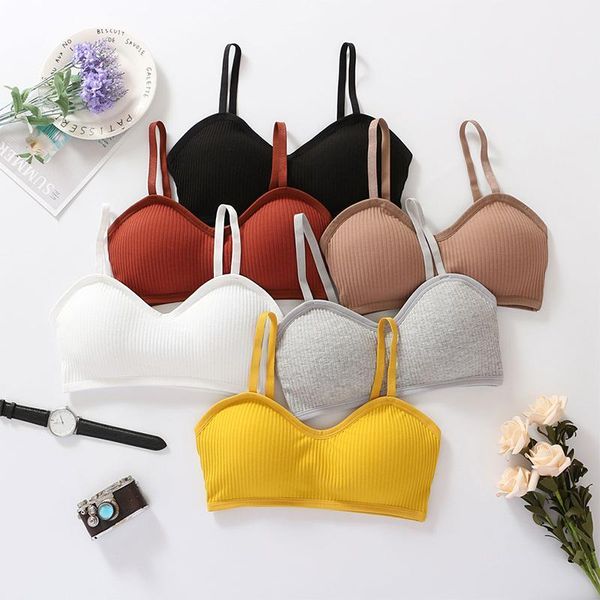 

gym clothing sports yoga bra fitness adjustable detachable cups beauty back underwear seamless solid color thread gathered1, White;black