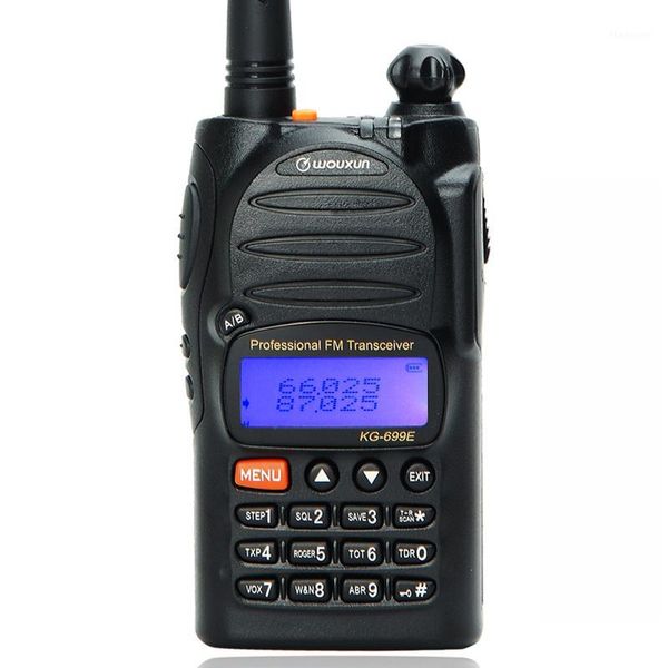

wouxun kg-699e 66-88mhz amateur ham radio ip55 waterproof dtmf 5w 1700mah handheld transceiver two way radio walkie talkie1
