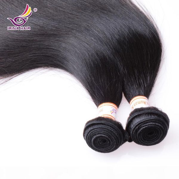 

2017 new arrival one bundle 8-30inch unprocessed peruvian hair straight 100% brazilian malaysain peruvain silky hair extension, Black