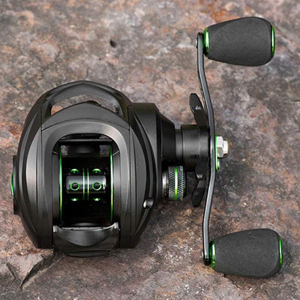 

fishing baitcasting reel spinning 4+1bb 8kg/19lb drag super strong magnetic force speed ratio 7.2:1 metal casting fishing reel bbykrk