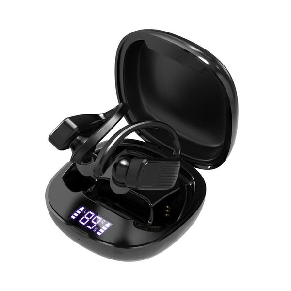 

t11 tws sport bluetooth headphone v5.0 wireless earphone ear-hook music headset ipx5 waterproof earbuds with mic