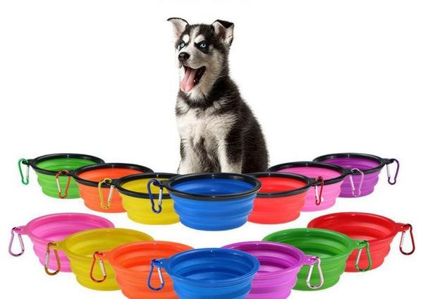 

pet dog bowls sile puppy collapsible bowl pet feeding bowls with climbing buckle outdoor travel portable dog food c jllqoe jhhome