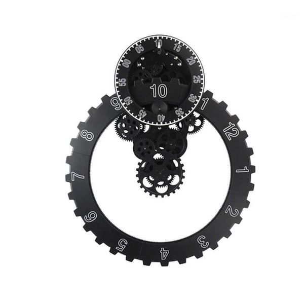 

creative large gear wall clock modern design silent mechanism 33d watch metal living room gear clocks wall home deocr gift ideas1