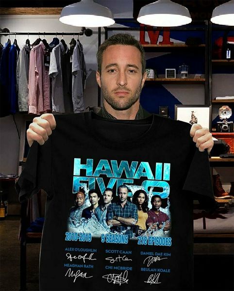 

hawaii five 5 0 members signature t shirt sport hooded sweatshirt hoodie