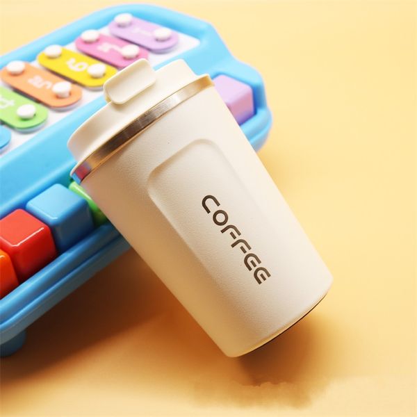 

vacuum cup stainless steel mug originality diy polychromatic two side coffee woman man water bottle living room new arrival 16bc k2