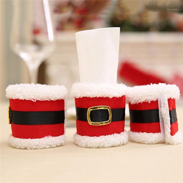 

napkin rings 4pcs ring holders banquet dinner table christmas ornament santa claus party decor hogard decoration1