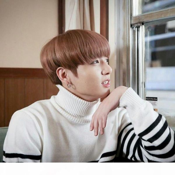 

bangtang boys sweater jung kook spring day album mv same style harajuku turtule neck men sweaters autumn winter fashion clothes mx200711, White;black