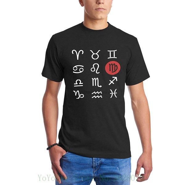

chilltee the virgo zodiac sign in red circle with all zodiacs signs for men printed pure cotton men hoodie designers t shirts sweatshirt