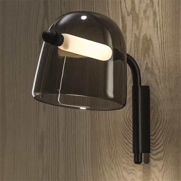 

wall lamp modern simple glass led lights bedroom bedside lamps nordic luxury creative studio living room sconces